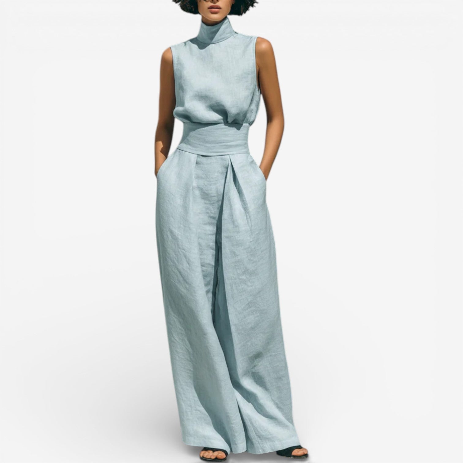 Ensemble pantalon d'été à jambes larges Nina™