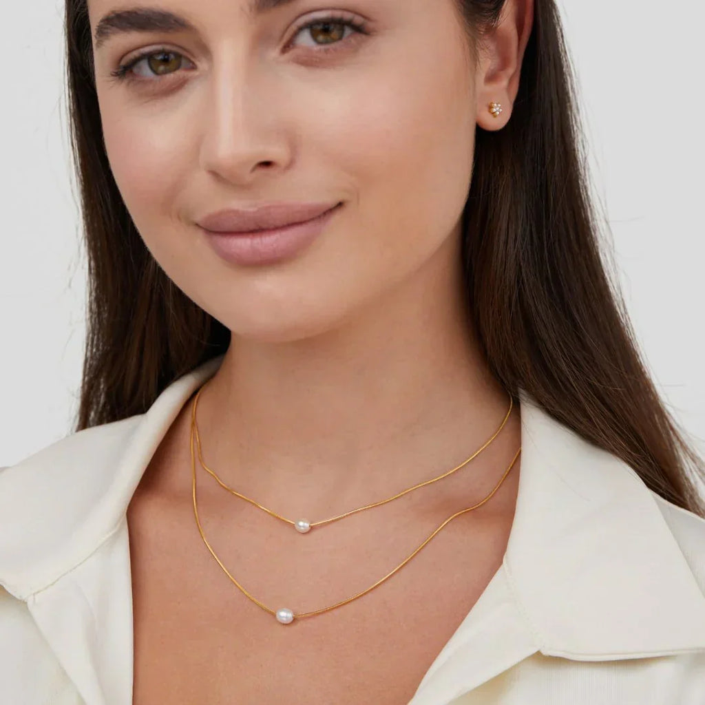 Collier de perles multicouches élégant