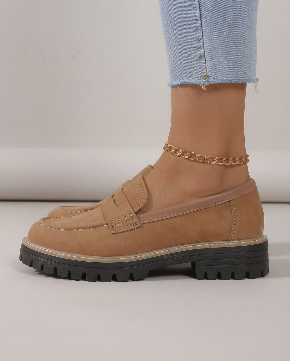 Elanora™ - Elegante Halbschuhe mit dicker Plattform