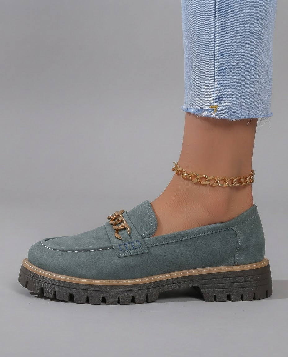 Elanora™ - Elegante Halbschuhe mit dicker Plattform