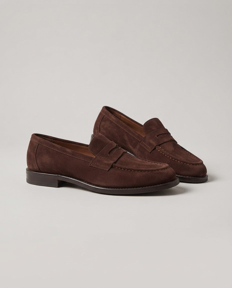 Biancara™ - Elegante Halbschuhe aus Veloursleder