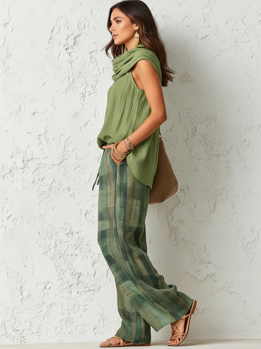 Ensemble Botanica | Eleganza Artigianale e Comfort Décontracté