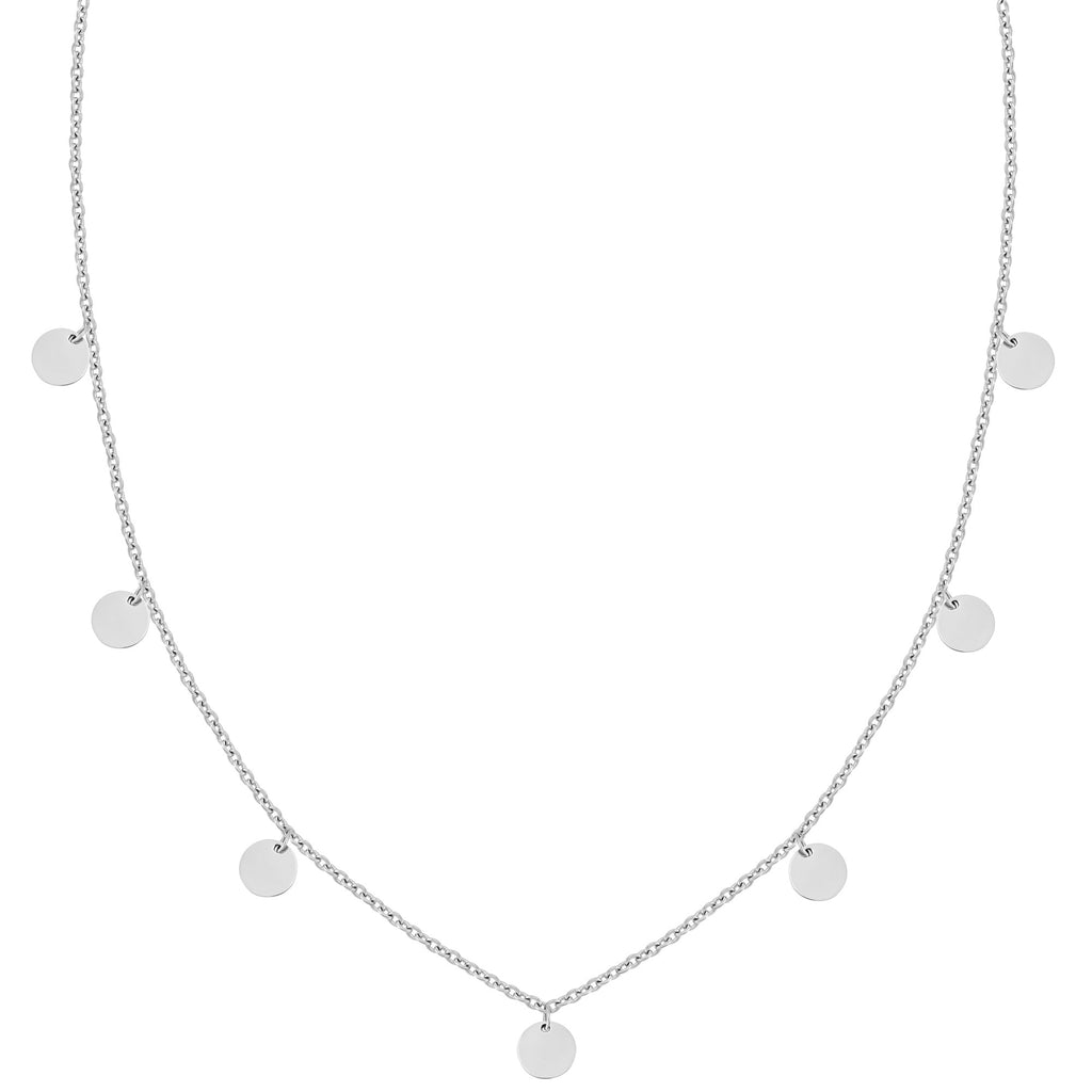 BonnyCoin Kette mit Plättchen Silber