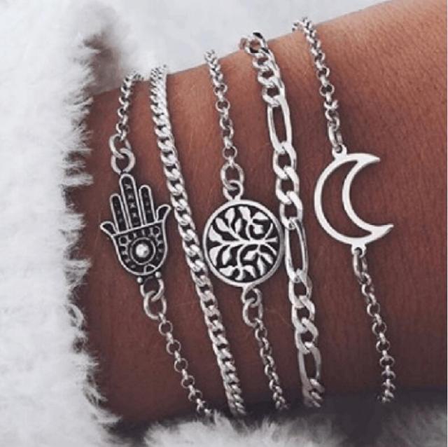Ensemble exclusif de bracelets 5 pièces