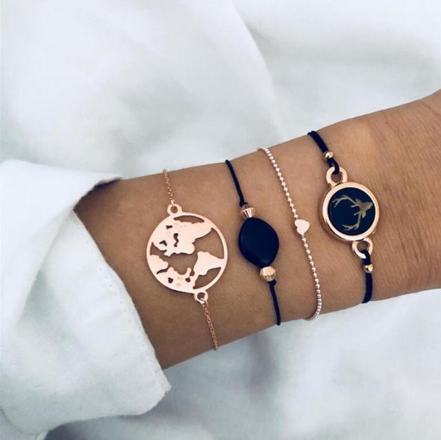 Ensemble exclusif de bracelets 5 pièces
