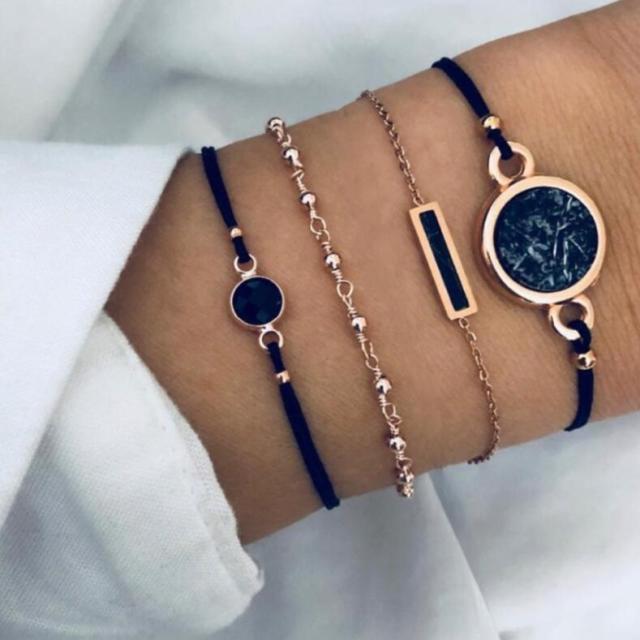 Ensemble exclusif de bracelets 5 pièces