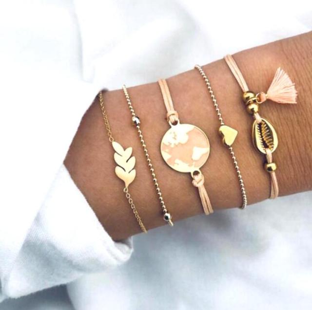 Ensemble exclusif de bracelets 5 pièces