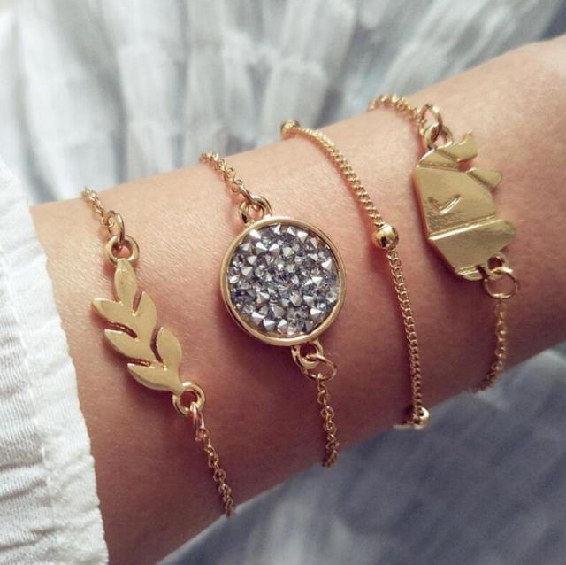 Ensemble exclusif de bracelets 5 pièces