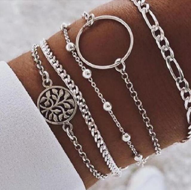 Ensemble exclusif de bracelets 5 pièces