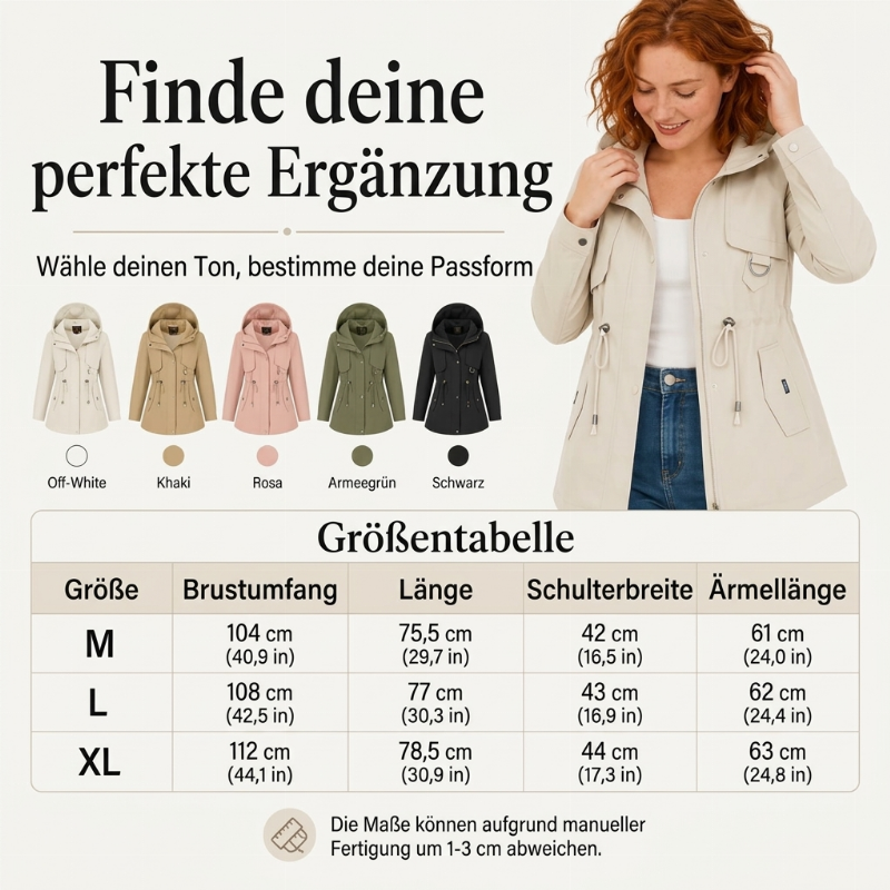 Elvara – Manteau à capuche chaud
