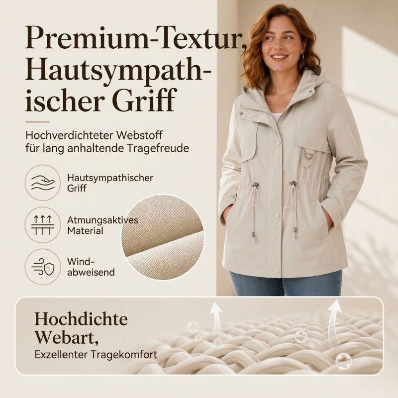 Elvara – Manteau à capuche chaud