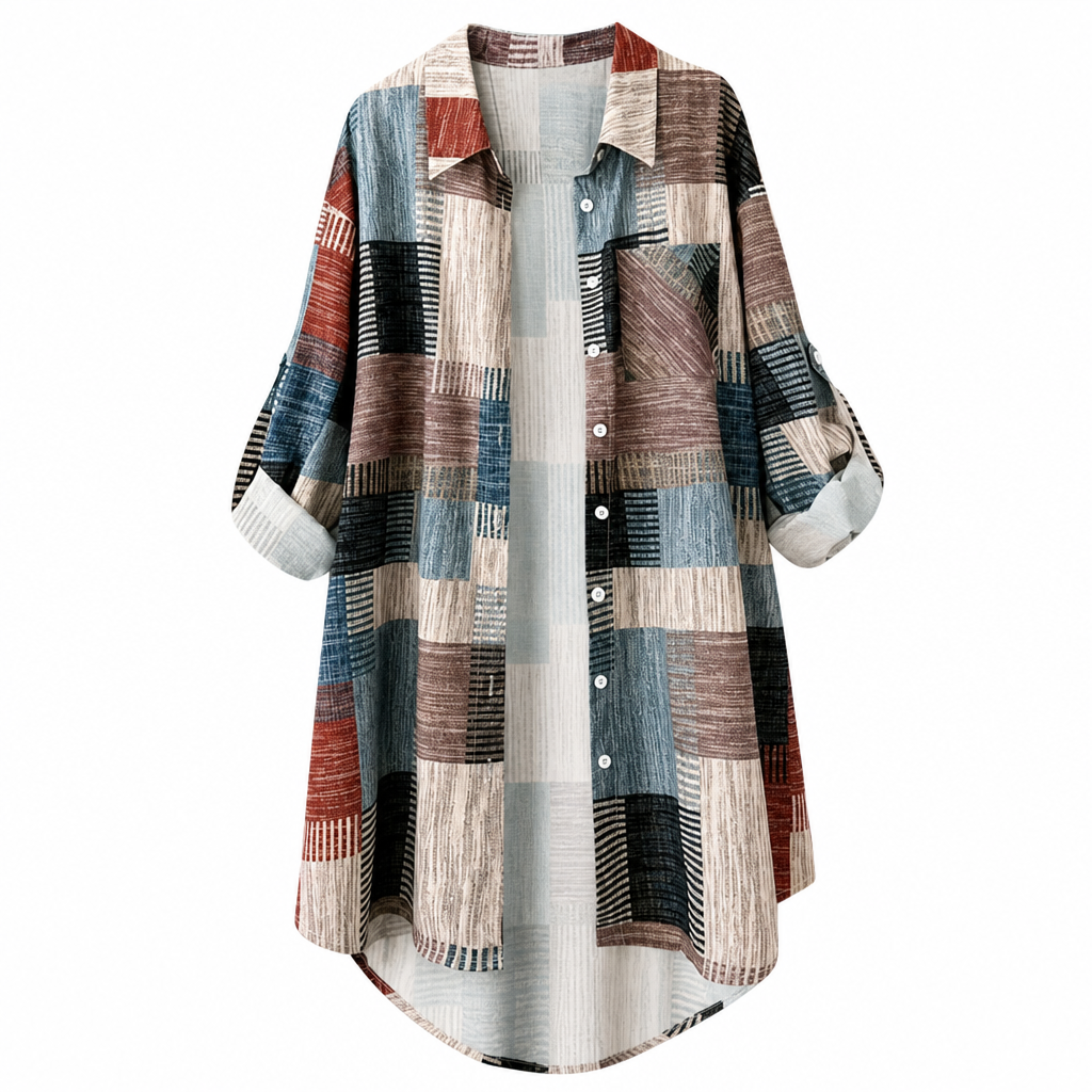Leni™ | Surchemise à carreaux légère