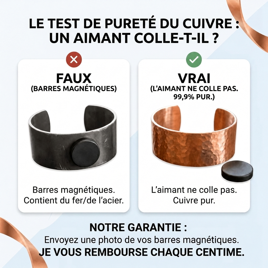 Armband aus Kupfer mit Blattdesign
