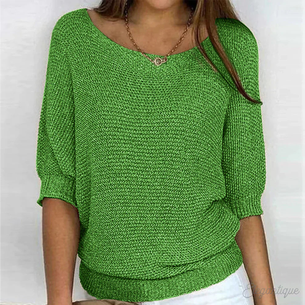 Gabrielle | Pull chic en maille torsadée