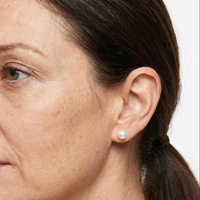 Boucles d'oreilles classiques en perles