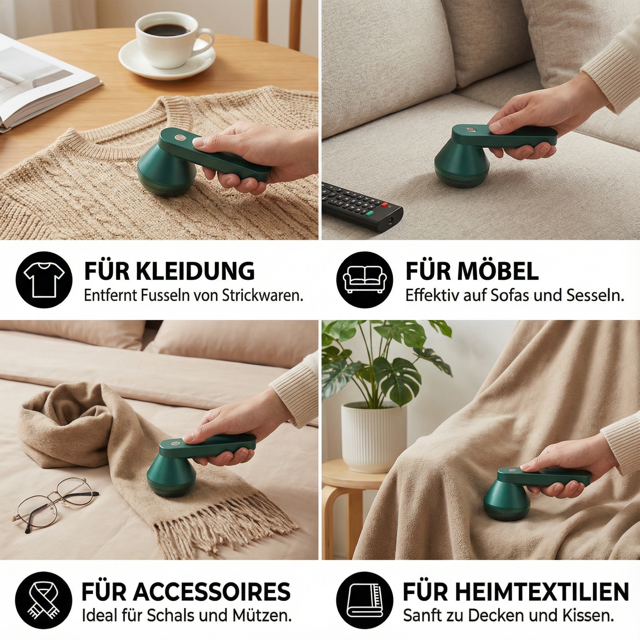 Éliminateur de peluches électrique