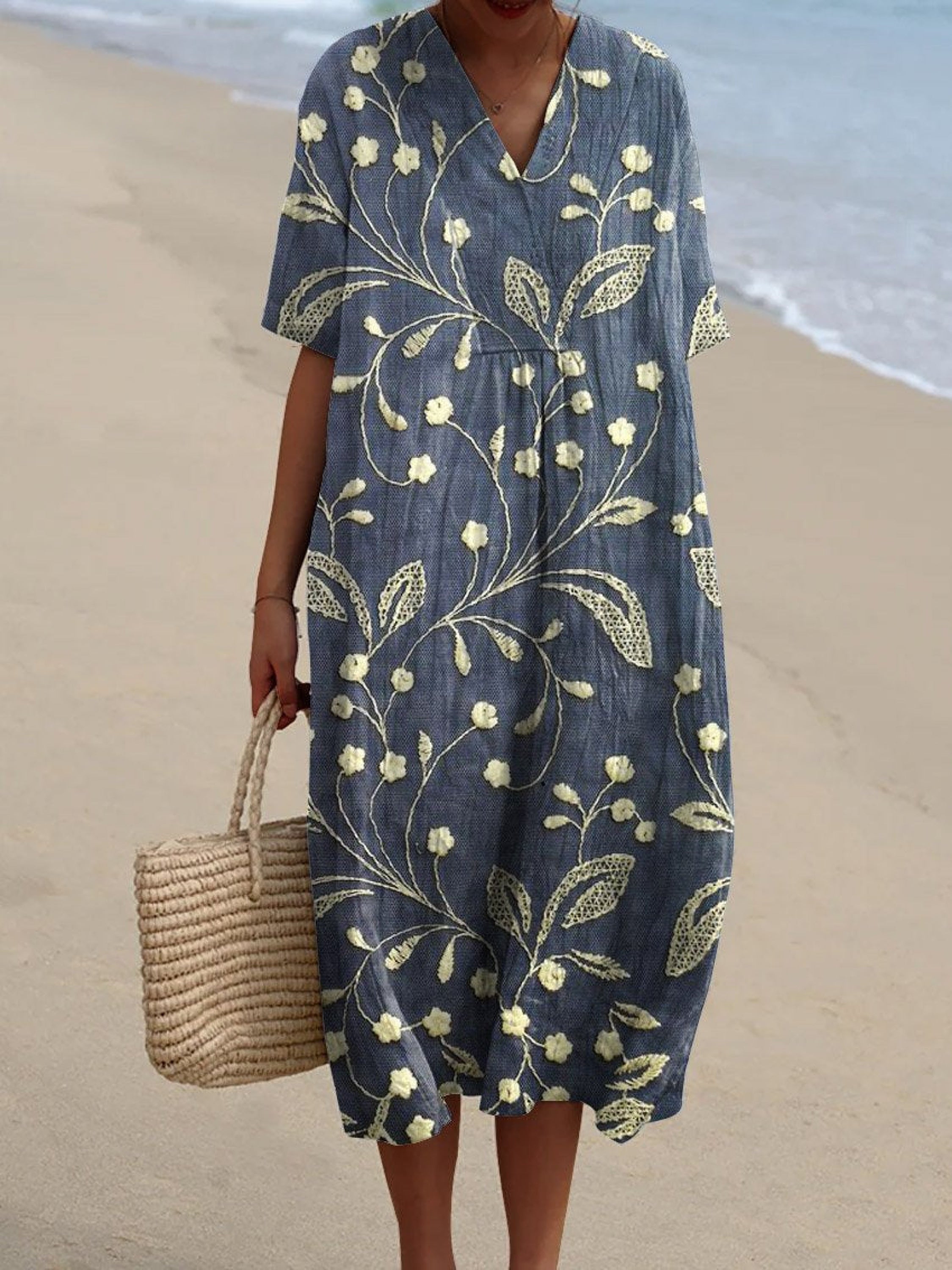 Lieke - robe fleurie vintage