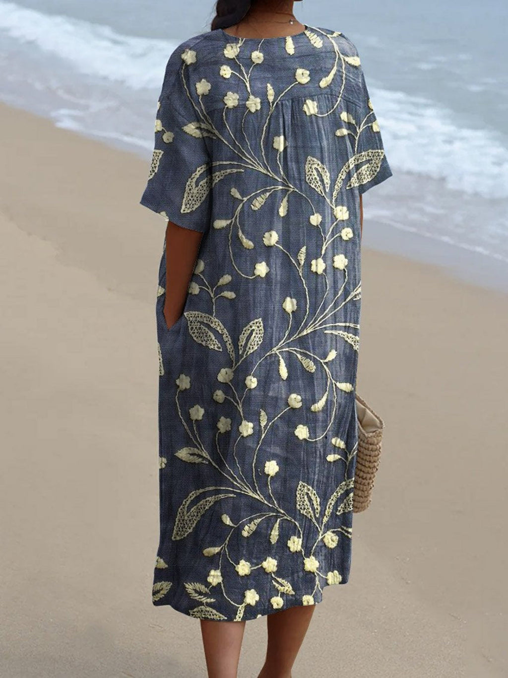 Lieke - Vintage Blumen Kleid